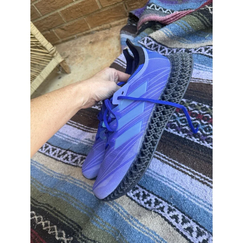 RARE Sz 10.5 - Adidas 4DFWD Men’s Running Shoes ID8888 Colbalt Blue 4D 2024